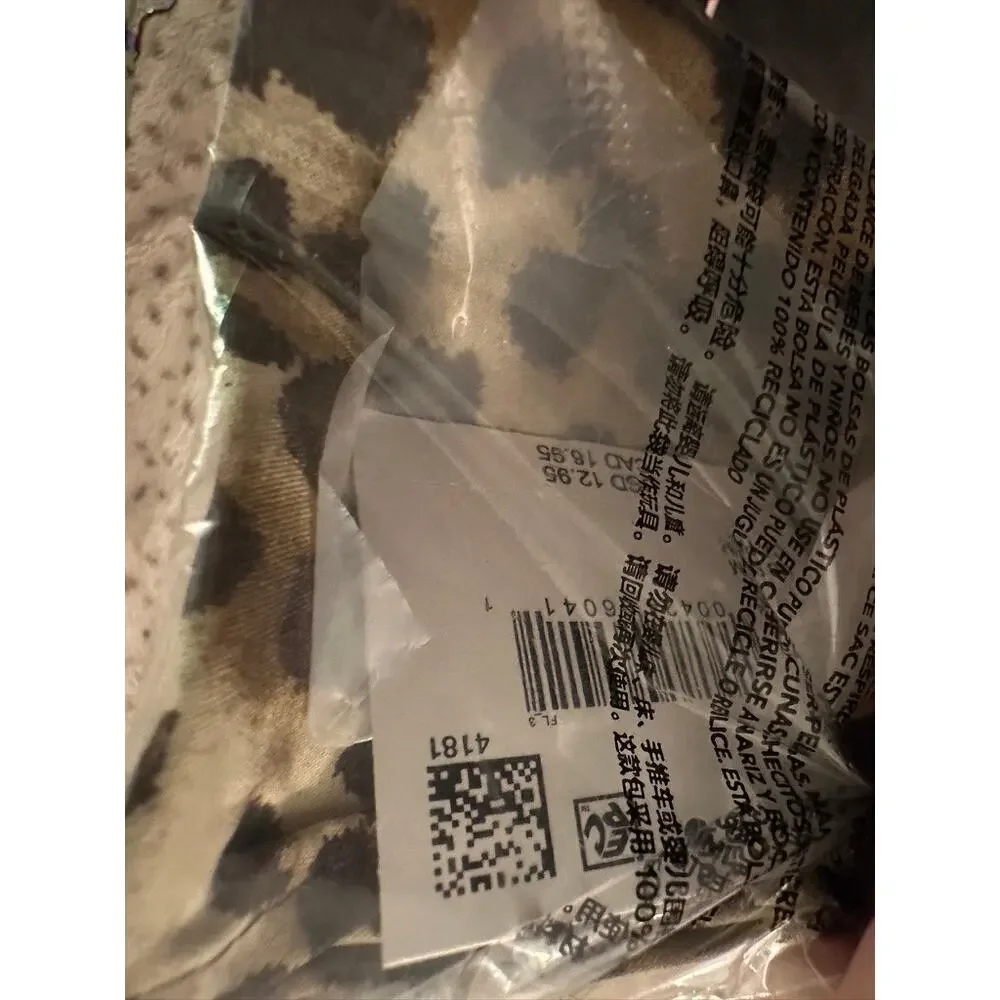 American Eagle Dog Bandana Leopard Print NWT Pet Accessory